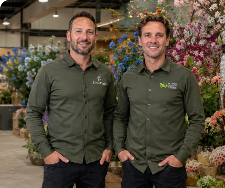 Decoflora - Het team van DecoFlora in de showroom