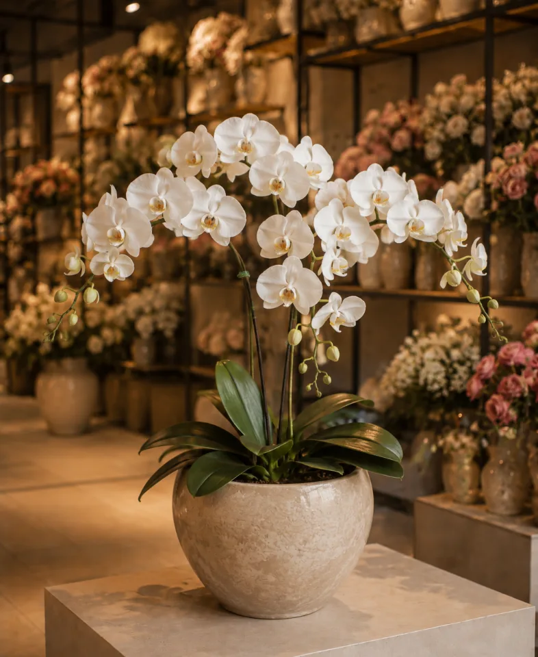 Decoflora - Zijden orchideeën