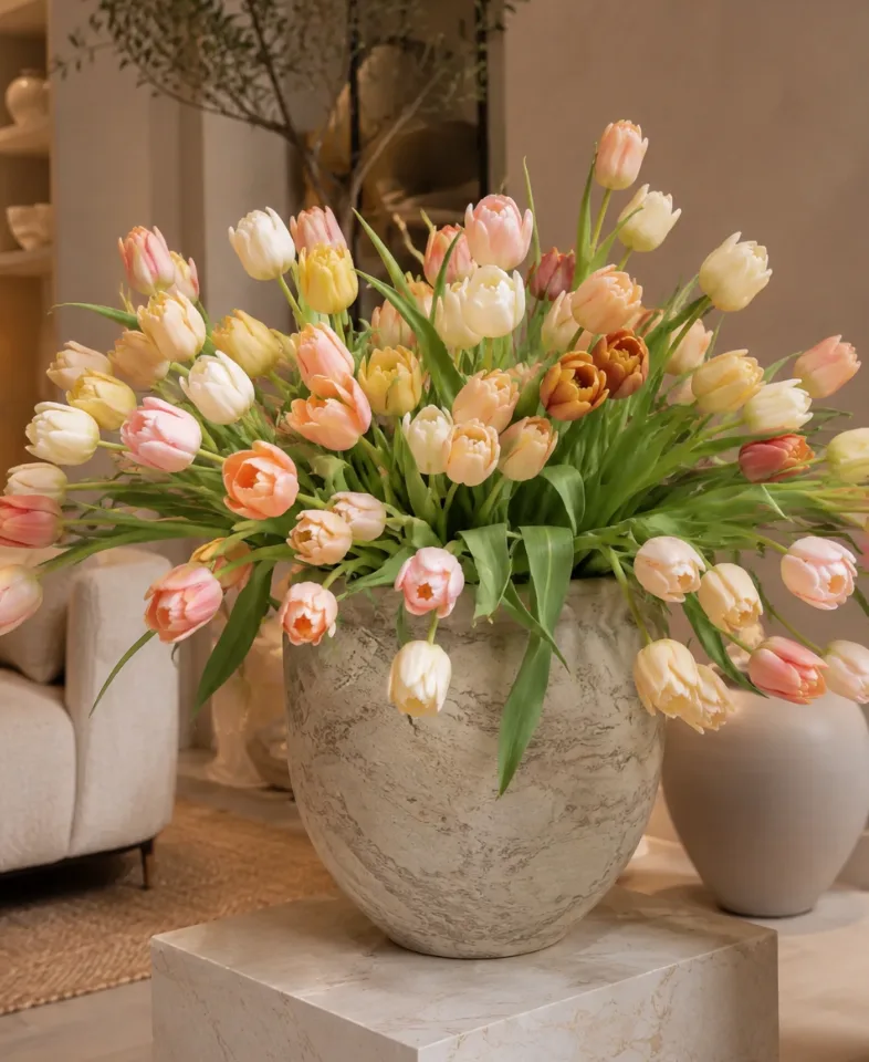Decoflora - Zijden tulpen